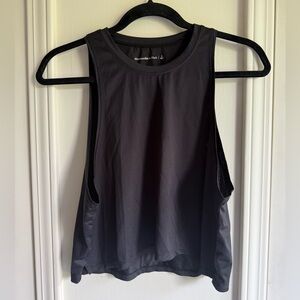 Abercrombie & Fitch Black Crop Muscle Tee